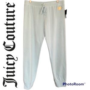 ✨NWT Juicy Couture Blue Velour Trackpants ✨